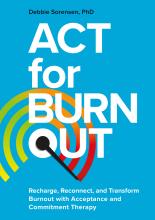 Book cover ACT for Burnout