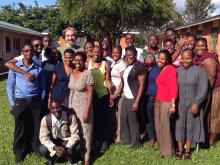 Delivering an ACT training workshop in Uganda